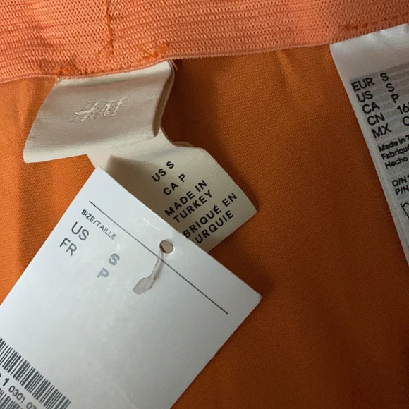 H&M Draped Orange Skirt - Picture 3 of 3